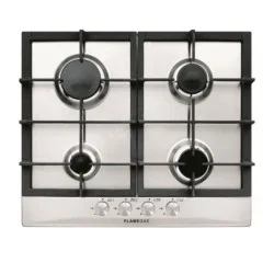 Flamegas 60cm Gas Cooker - Silver